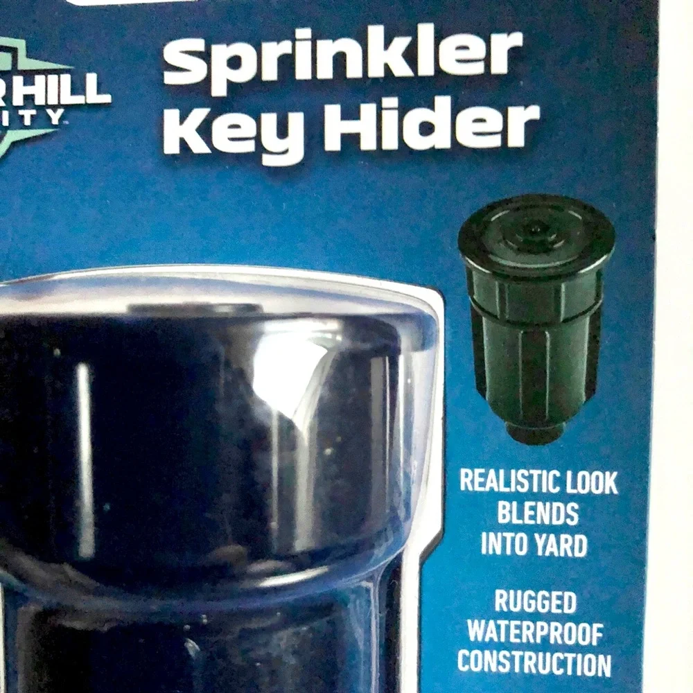 3/$15 NEW BUNKER HILL SECURITY Sprinkler Key Hider Black, 1 Hider